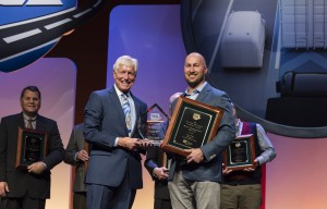 Andrew Boyle accepts Fleet Safety Grand Prize